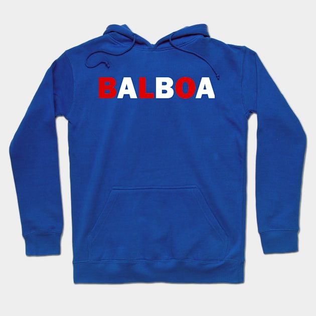 Balboa red white and blue Hoodie by Cooldaddyfrench